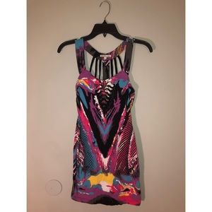 Multicolor Club Dress